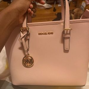 Pink Michael Kors Mini Tote
